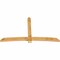 Ekena Millwork Bellingham Rough Sawn Timber Gable Bracket, Western Red Cedar, 108"W x 63"H x 4"D x 6"F, 14/12 Pitch GBW108X63X0406BEL00RWR - alternate 4